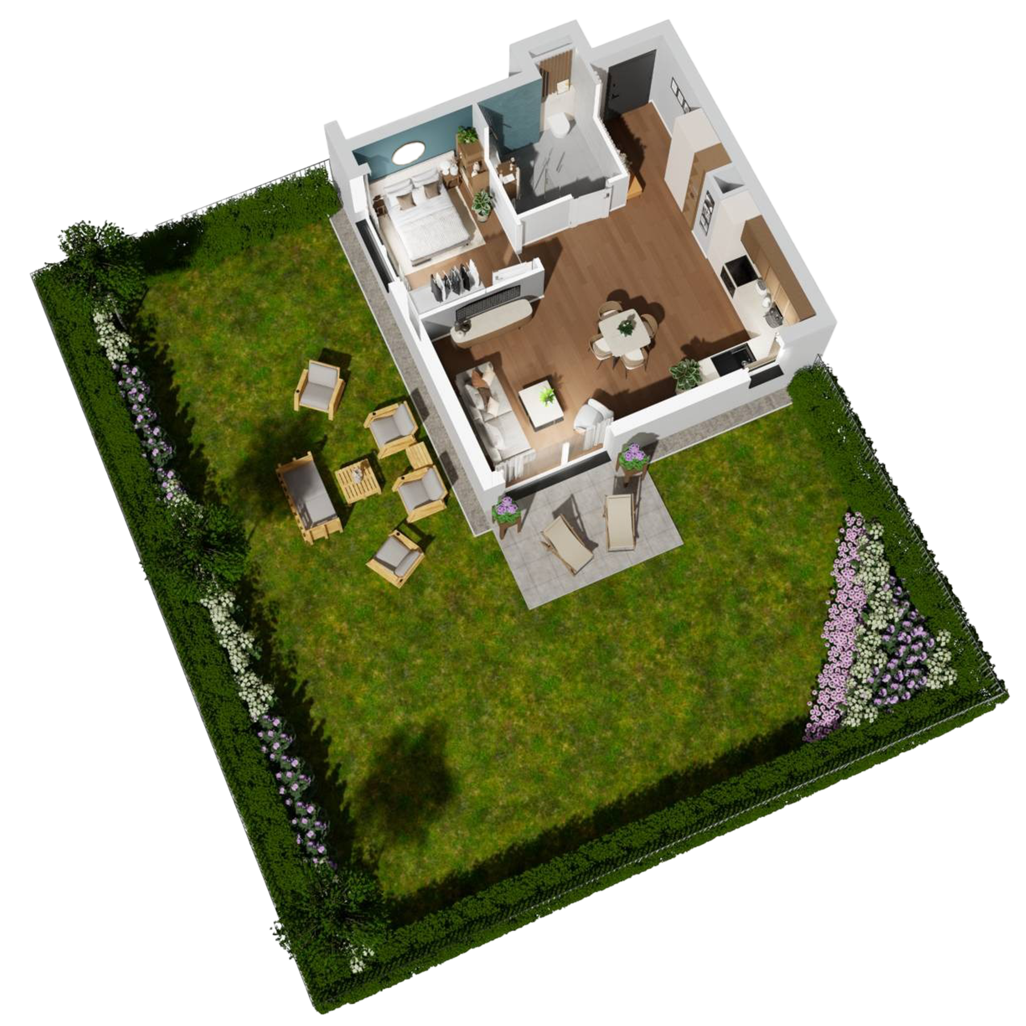 No To Naramowice Poznań mieszkanie deweloperskie na  parterze z 2 pokojami